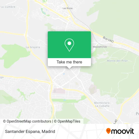 Santander Espana map