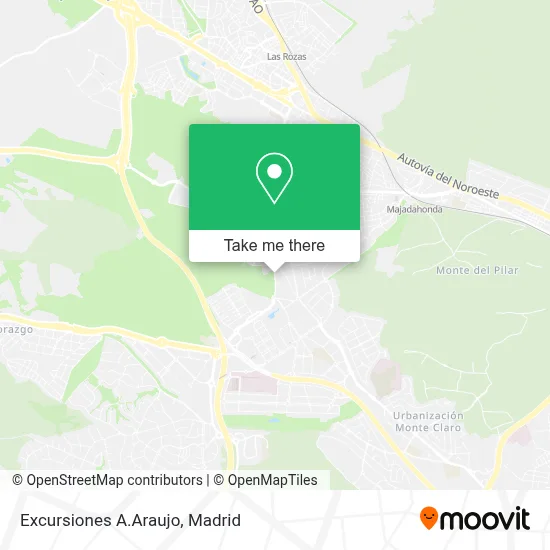 Excursiones A.Araujo map