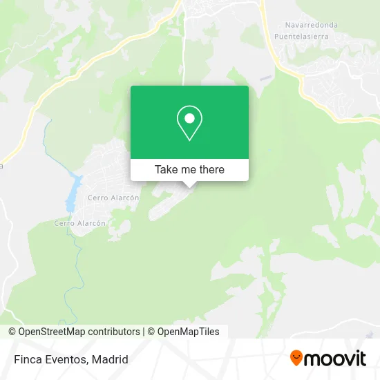 Finca Eventos map