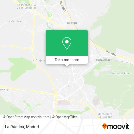 La Rústica map
