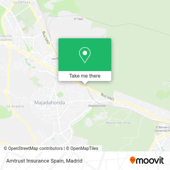 Amtrust Insurance Spain map