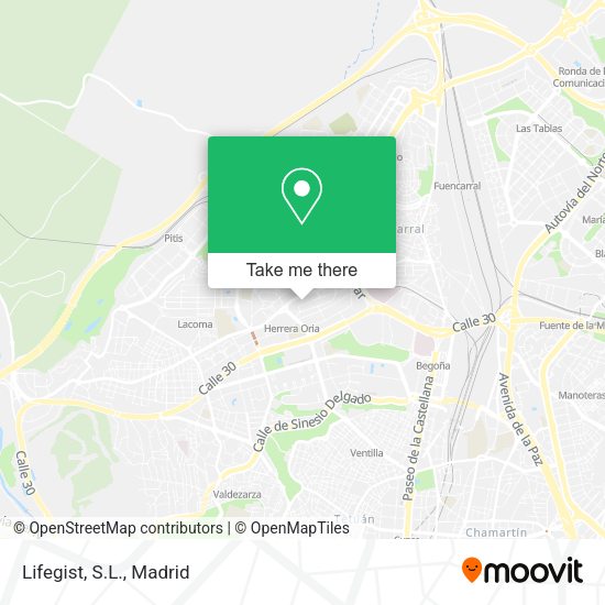 Lifegist, S.L. map