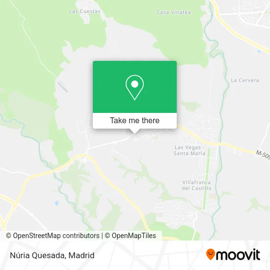Núria Quesada map
