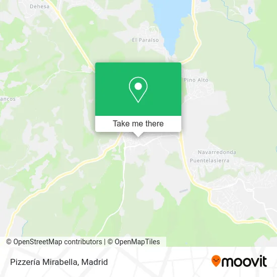 Pizzería Mirabella map