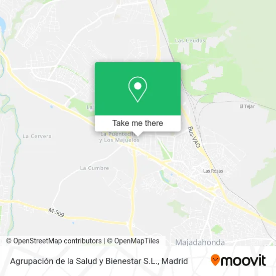 Agrupación de la Salud y Bienestar S.L. map