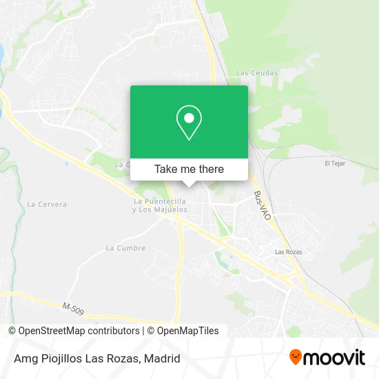 Amg Piojillos Las Rozas map
