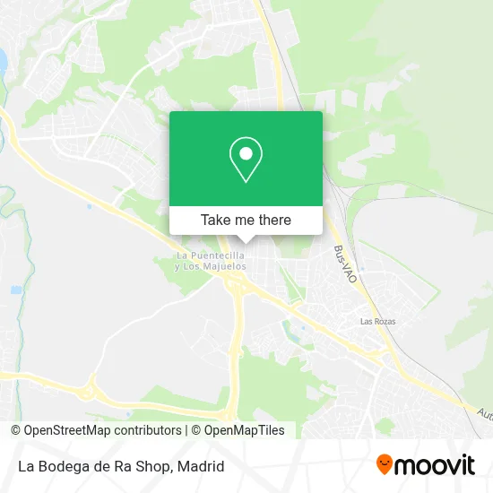 La Bodega de Ra Shop map