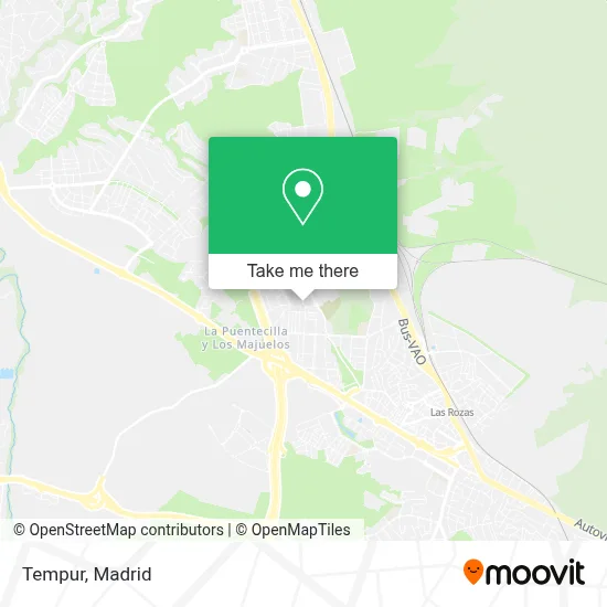 Tempur map