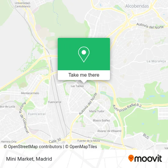 Mini Market map