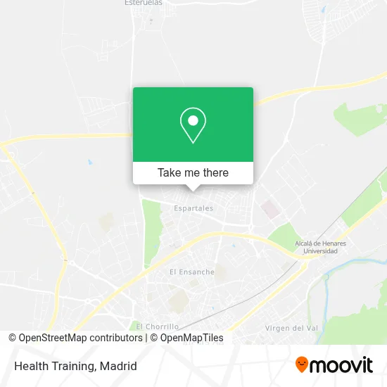 Health Training map