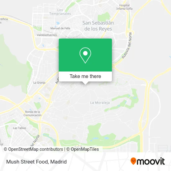 Mush Street Food map