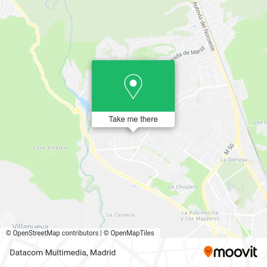 Datacom Multimedia map