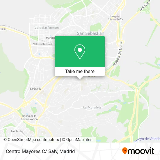Centro Mayores C/ Salv map