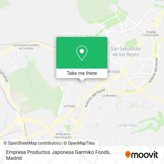 Empresa Productos Japonesa Garmiko Foods map