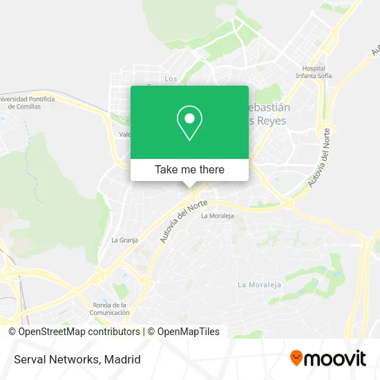mapa Serval Networks