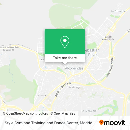 Style Gym and Training and Dance Center map