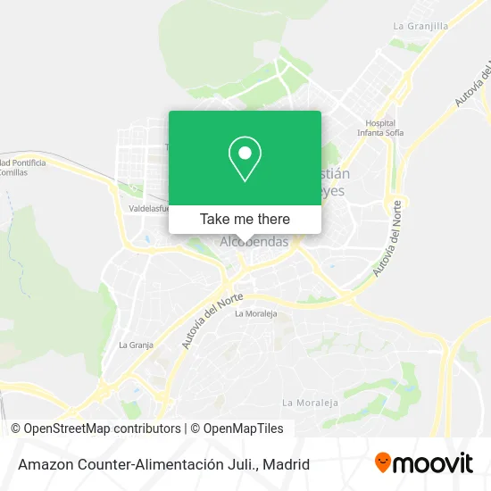 Amazon Counter-Alimentación Juli. map