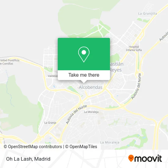 Oh La Lash map