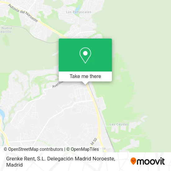 Grenke Rent, S.L. Delegación Madrid Noroeste map
