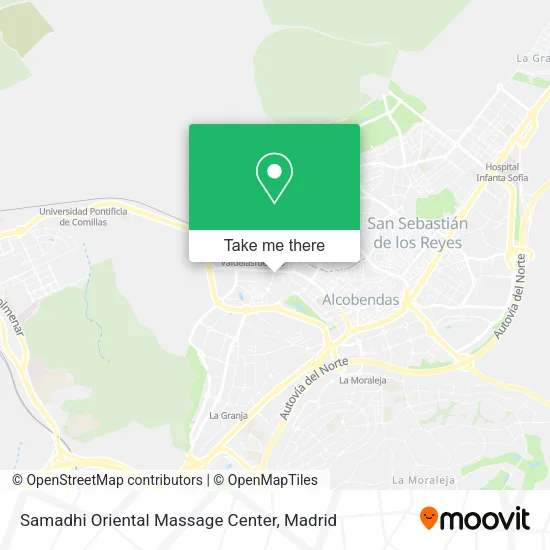 Samadhi Oriental Massage Center map