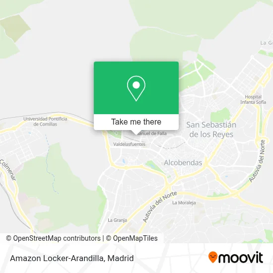 Amazon Locker-Arandilla map