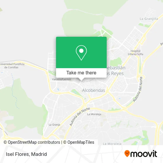 Isel Flores map