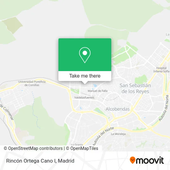 Rincón Ortega Cano I map