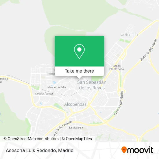 Asesoría Luis Redondo map