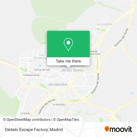 Dédalo Escape Factory map