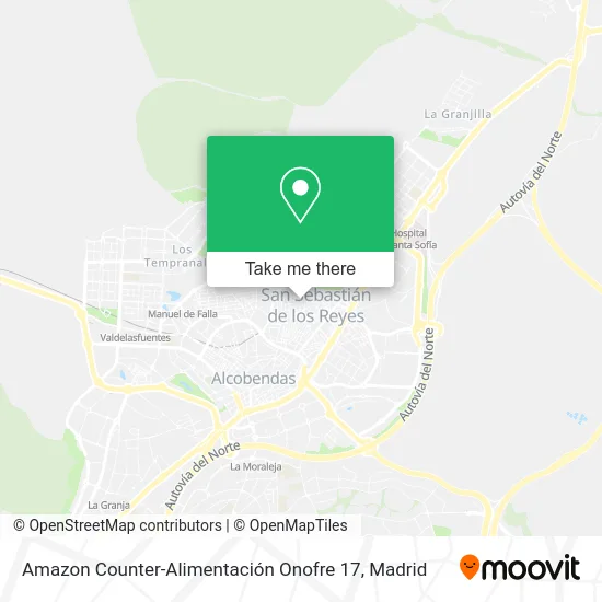 Amazon Counter-Alimentación Onofre 17 map