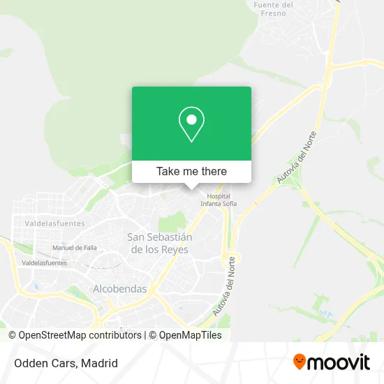 Odden Cars map