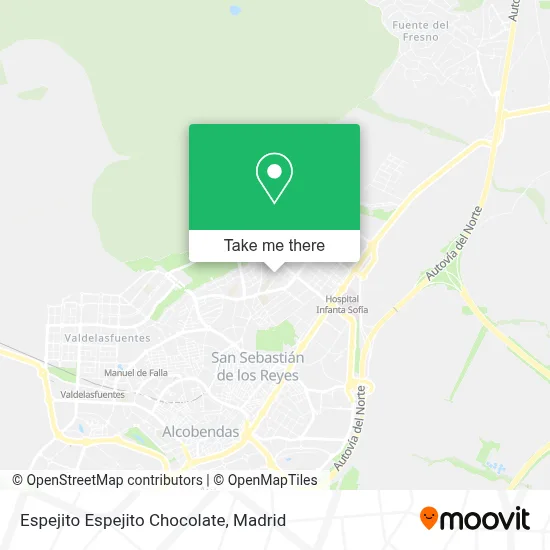 Espejito Espejito Chocolate map