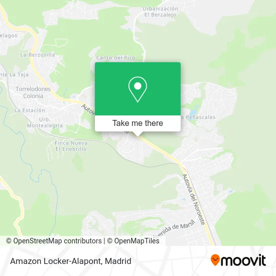 Amazon Locker-Alapont map