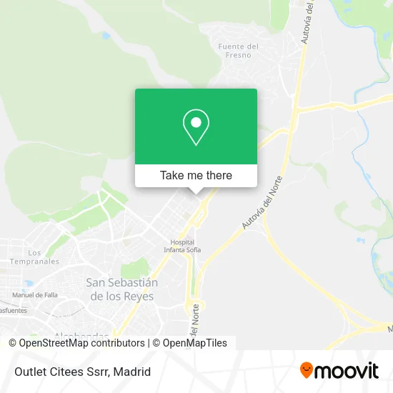 Outlet Citees Ssrr map