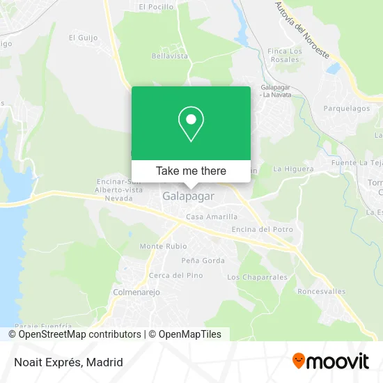 Noait Exprés map
