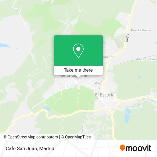 Café San Juan map