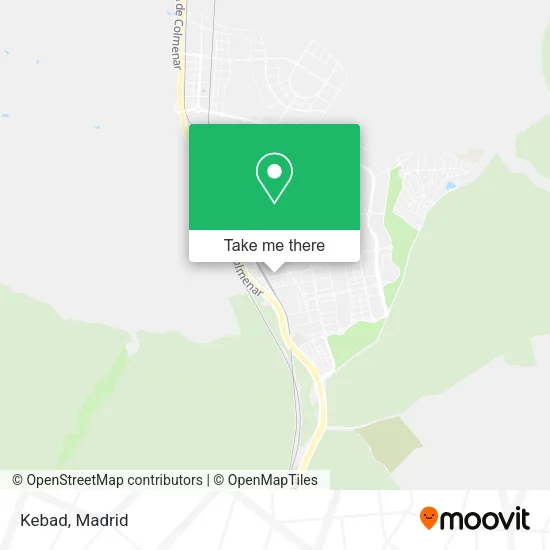 mapa Kebad