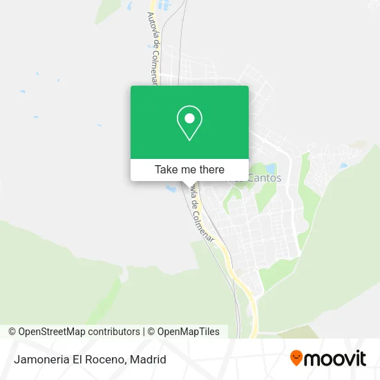 Jamoneria El Roceno map