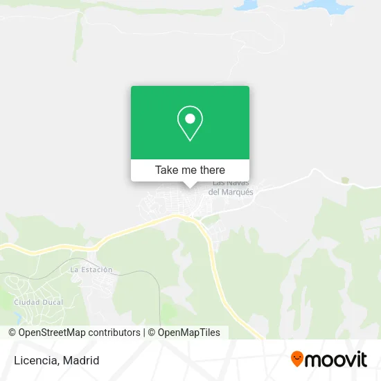Licencia map