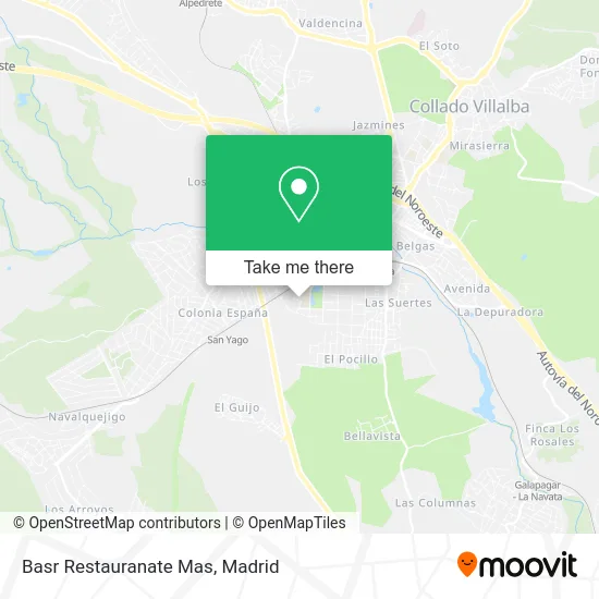 Basr Restauranate Mas map