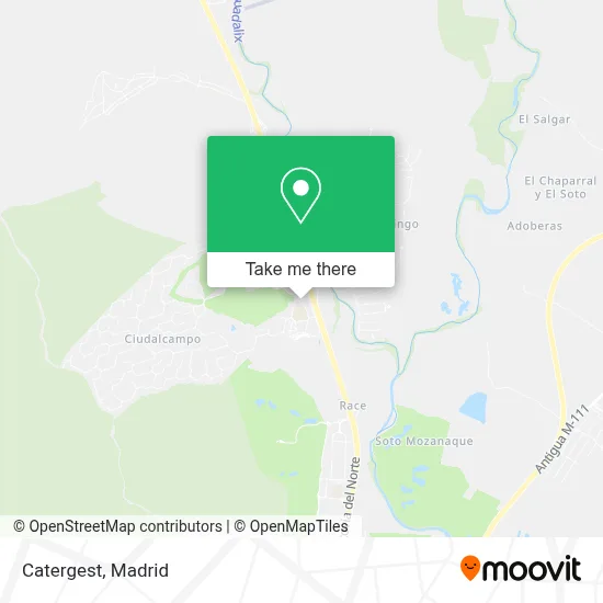 Catergest map