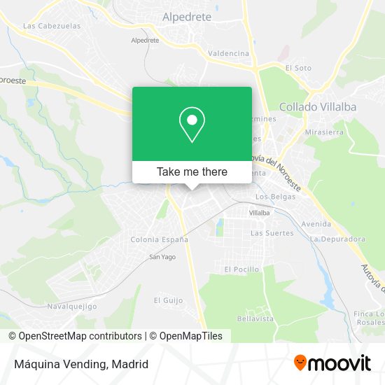 Máquina Vending map