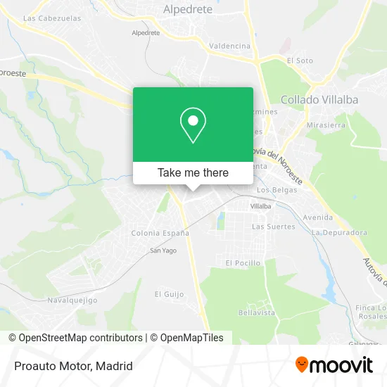 Proauto Motor map