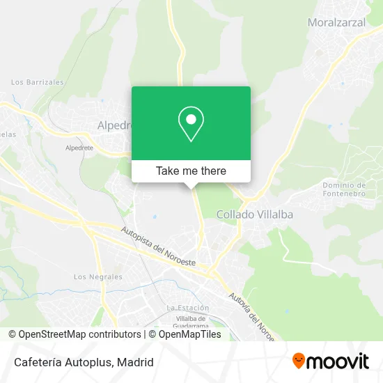 Cafetería Autoplus map