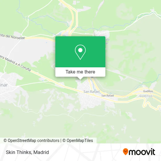 Skin Thinks map