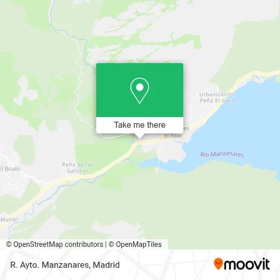 R. Ayto. Manzanares map