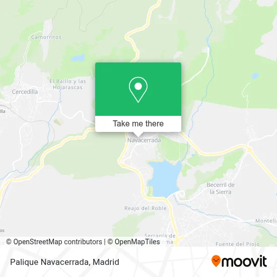 Palique Navacerrada map