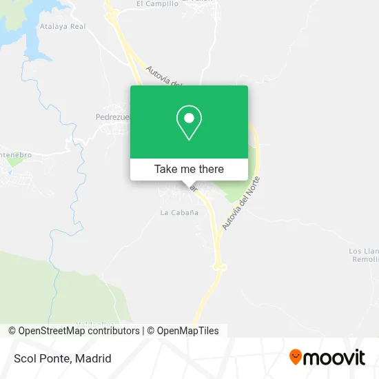 Scol Ponte map