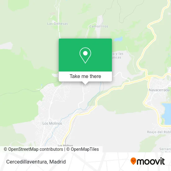 Cercedillaventura map