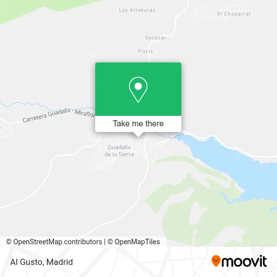 Al Gusto map